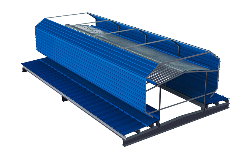 TOPRISE-S-1 Ridge Ventilator (Open Model)[Rectangle Model]