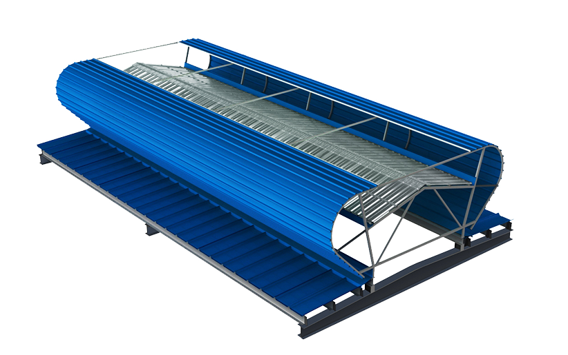 TOPRISE-S-3 Ridge Ventilator (open Model)[Circular and Simple Model]