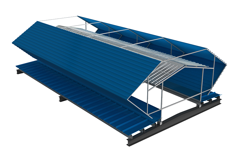 TOPRISE-S-2 Ridge Ventilator (open Model) [Lozenge Model]